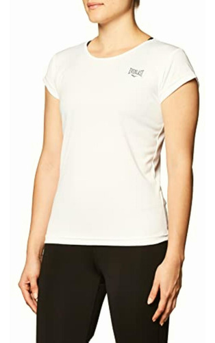 Everlast V58012 Playera Deportiva Para Mujer, Color Blanco,