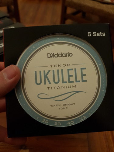 5 Sets De Cuerdas Ukelele Tenor Daddario