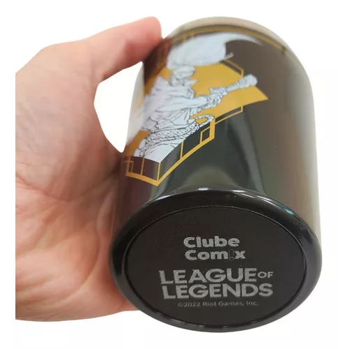 Copo Termico De Viagem League Of Legends 450 Ml Preto Lol