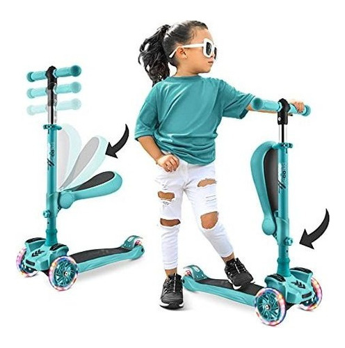 Patinete De 3 Ruedas Para Ninos  Stand & Crucero Ninos Pequ