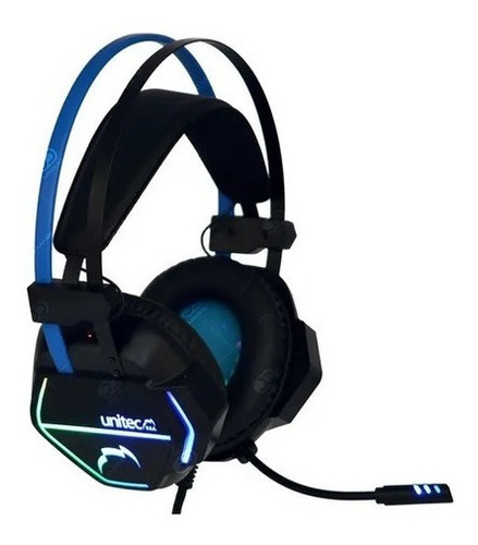 Diadema Gamer Rgb Usb Audio Microfono Control Volumen