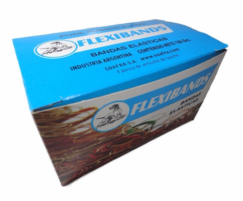 Bandas Banditas Elásticas Flexibands Caja X100 Grs 40mm