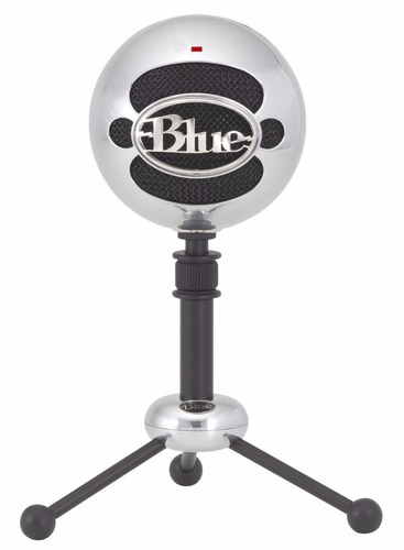 Microfone Condensador Usb Blue Snowball Prata