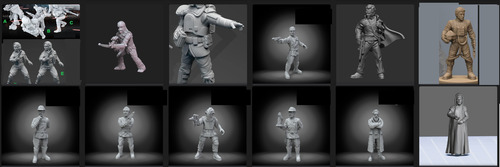 Star Wars Rebellion Império E Rebeldes 33 Miniatura Resin 3d