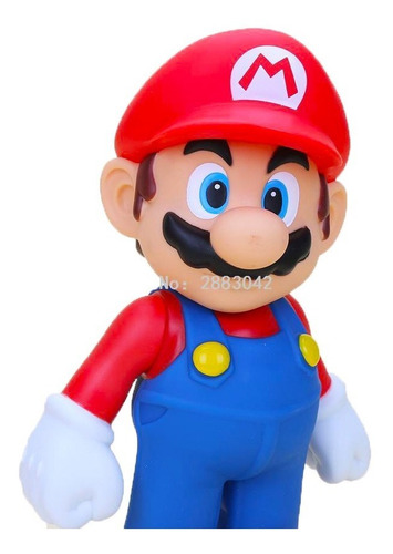 Imagen 2 de 3 de Figura Super Mario Bros 23 Cm S/caja