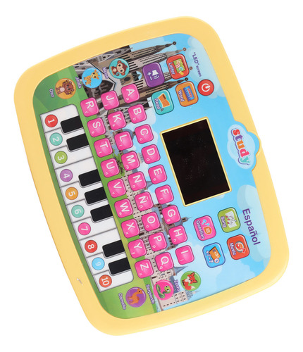 Tableta Led De Juguete Electrónico Para Aprender Español Par