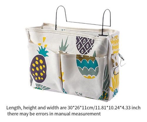Bolsa De Almacenamiento Para Colgar Junto A La Cama, Piña
