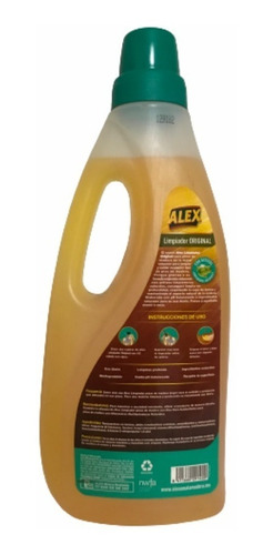 Alex Limpiador Original Para Pisos Madera Cuidado Ext 750 Ml