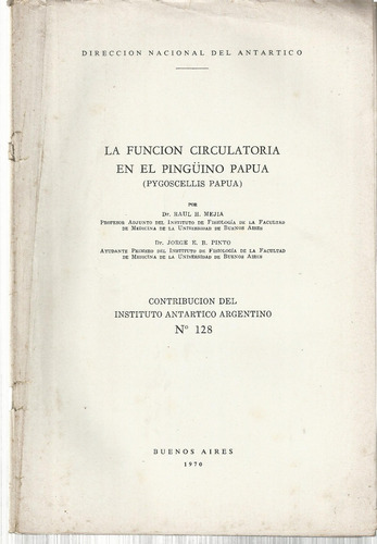 Instituto Antártico Argentino: Contribuciones Del Nro. 128