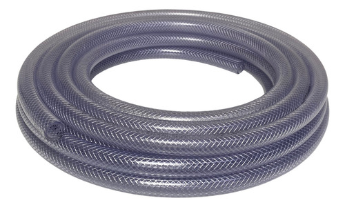 Mangueira Cristal Transada Pvc Hidro Ar Pt250 5/16 8mm 10mt Cor Transparente