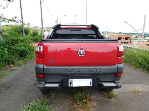 Fiat Strada Adventure 1.8 Locker 2014 Vermelha Novíssima!!!