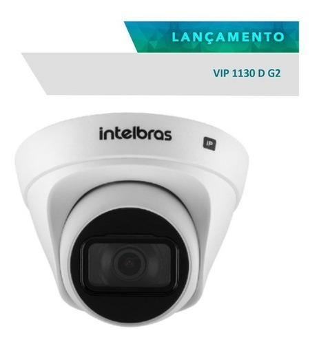 Imagem 3 de 4 de Kit 12 Câmera Ip Dome Poe Intelbras Vip 1130d 2,8mm 720p 30m