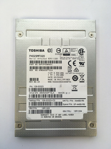 SSD SAS HD Toshiba PX02SMF020 2.5 12 Gbps