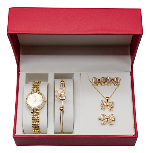 Set Mujer: Reloj, Pulsera, Anillo, Cadena, Dije