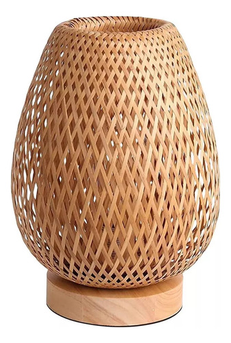 Lámpara De Bambú Hecha A Mano Para Decoración De Dormitorio,