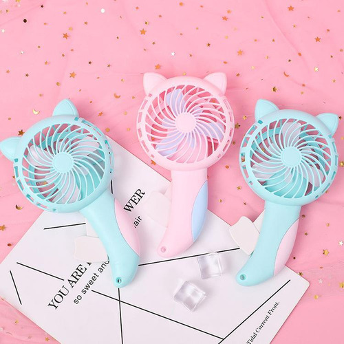 Ventilador Portátil Abanico De Animales Pequeños Abanico De