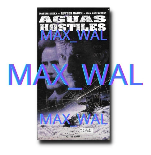 Aguas Hostiles Vhs Rutger Hauer Martin Sheen Max_wal