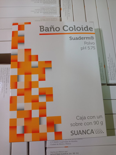 10 Pz Baño Coloide Suaderm Sunca Caja Con Un Sobre Con 90 G