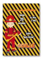 Comprar Kit Imprimible Bomberos Niños 100% Editable Mod.1 Candy Bar