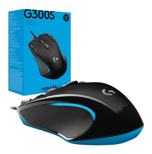 Mouse Gamer Logitech G300s Retroiluminado 2500dpi Fps 9 Bot