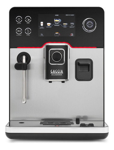 Gaggia - Accademia Steel Color Plateado