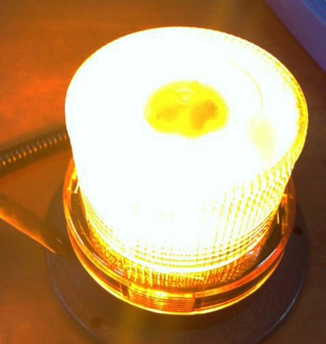 Baliza Led Magnetica Estrobo 12v Ambar Auto Moto Seguridad