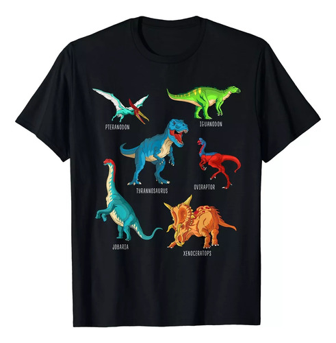 Camiseta De Dinosaurios, Playera Con Distintos Animales