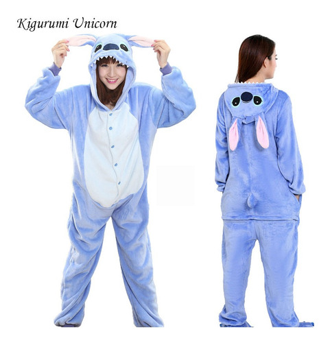 Kigurumi Pijama Adulto Plush Stitch Precio Solo Por Unidad
