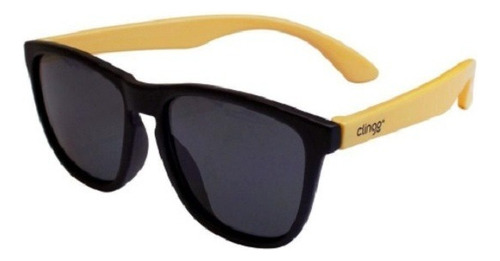 Óculos De Sol Clingo Menino Modelos Diversos Com Estojo 36m+ Cor Amarelo