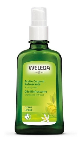 Aceite Refrescante Citrus - Weleda 100ml. Agronewen.