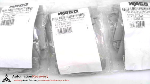 Wago 02810340 ,terminal Block End Plates, See Desc #2923 Ccf