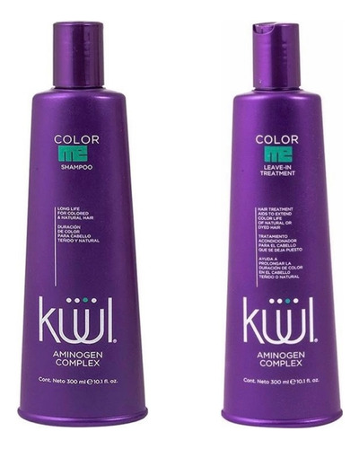 Kuul Color Me Cabello Teñido Shampoo + Leave In Treatment