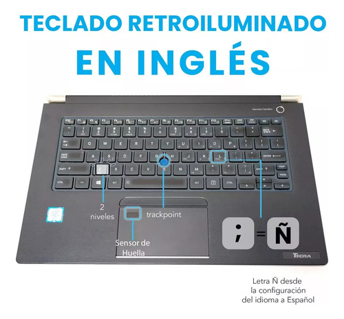 Laptop Toshiba Táctil Fhd Core I5 10th 16gb Ram 240gb Ssd (Reacondicionado)
