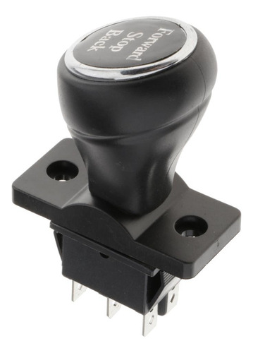 Interruptor De Varilla De Negro Con Deflector Con Placa Fija