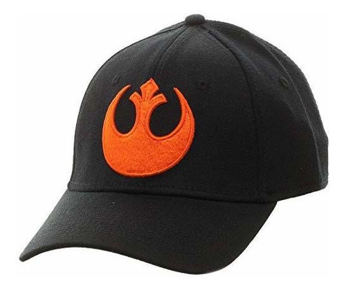 Gorra De Béisbol Star Wars Rebel Flex, Color Negro, Talla Ún