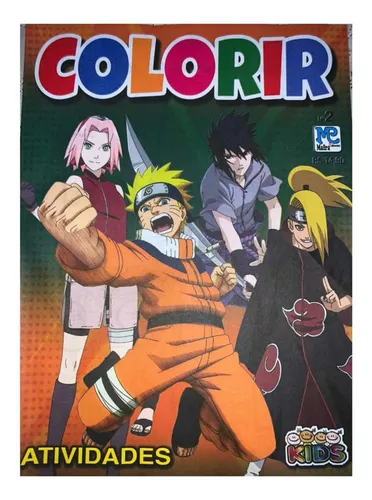 20 Revista para Colorir Naruto