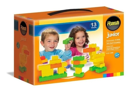 Rasti Junior 13 Bloques Colores Para Armar / Open-toys 33