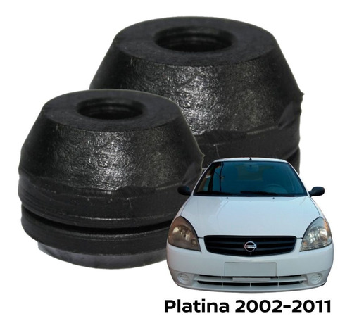 2 Gomas Soporte Inf Radiador Platina 2007