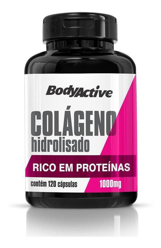 Colágeno Hidrolisado 1000 Mg 120 Comprimidos Bodyactive
