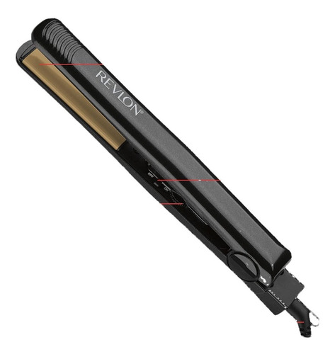 Plancha Revlon Rvst2046 3x Cerámica 400 °f Reduce Frizz