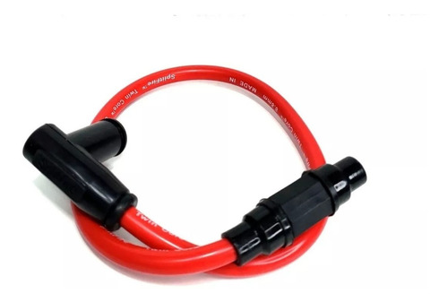 Cable De Bujia + Capuchon - Rojo