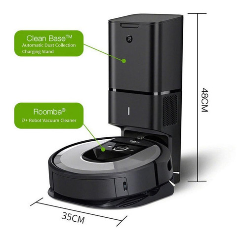 Aspiradora robot iRobot Roomba I7+ negra 220V