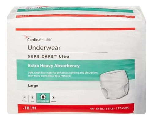 Sure Care Ropa Interior Ultra Protectora Grande (caja De 72)