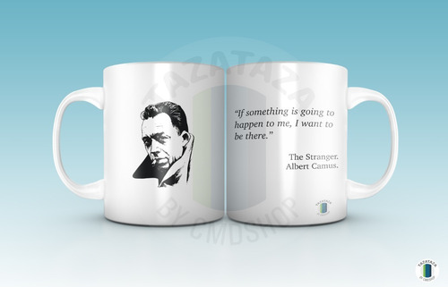 Imagen 4 de 5 de Taza Libros Y Autores Stephen King Bradbury Camus Orwell
