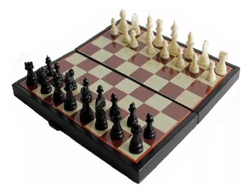 Tablero Multijuego Magnético Ajedrez Card Lud Dama 4en1 -421