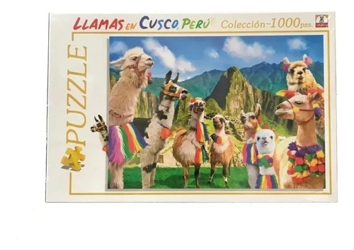 Rompecabezas Puzzle Llamas En Cusco Peru 1000 Piezas Implas