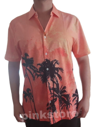 Camisa Guayabera Verano Hawaiana Hombre Diseño 3