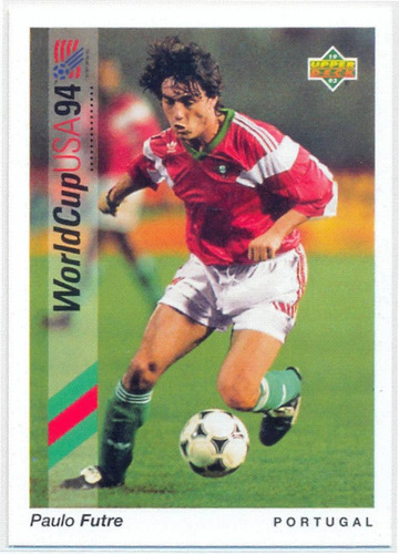 1993 Upper Deck World Cup 94 #41 Paulo Futre Portugal