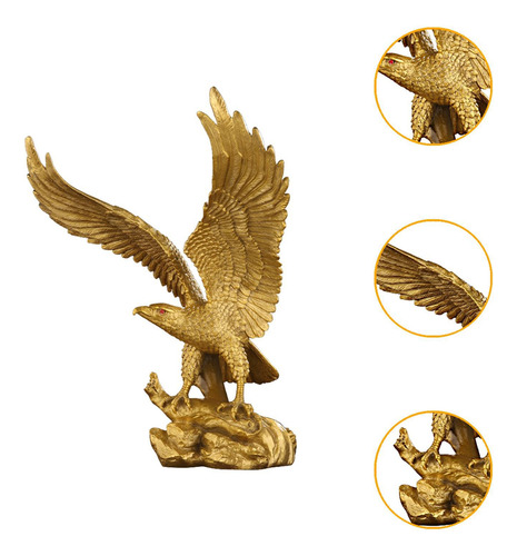 Adorno De Escritorio Coleccionable De Estatua De Águila