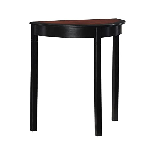 Mesa Consola De Madera Lune Negro, 26  De Ancho X 13  D...